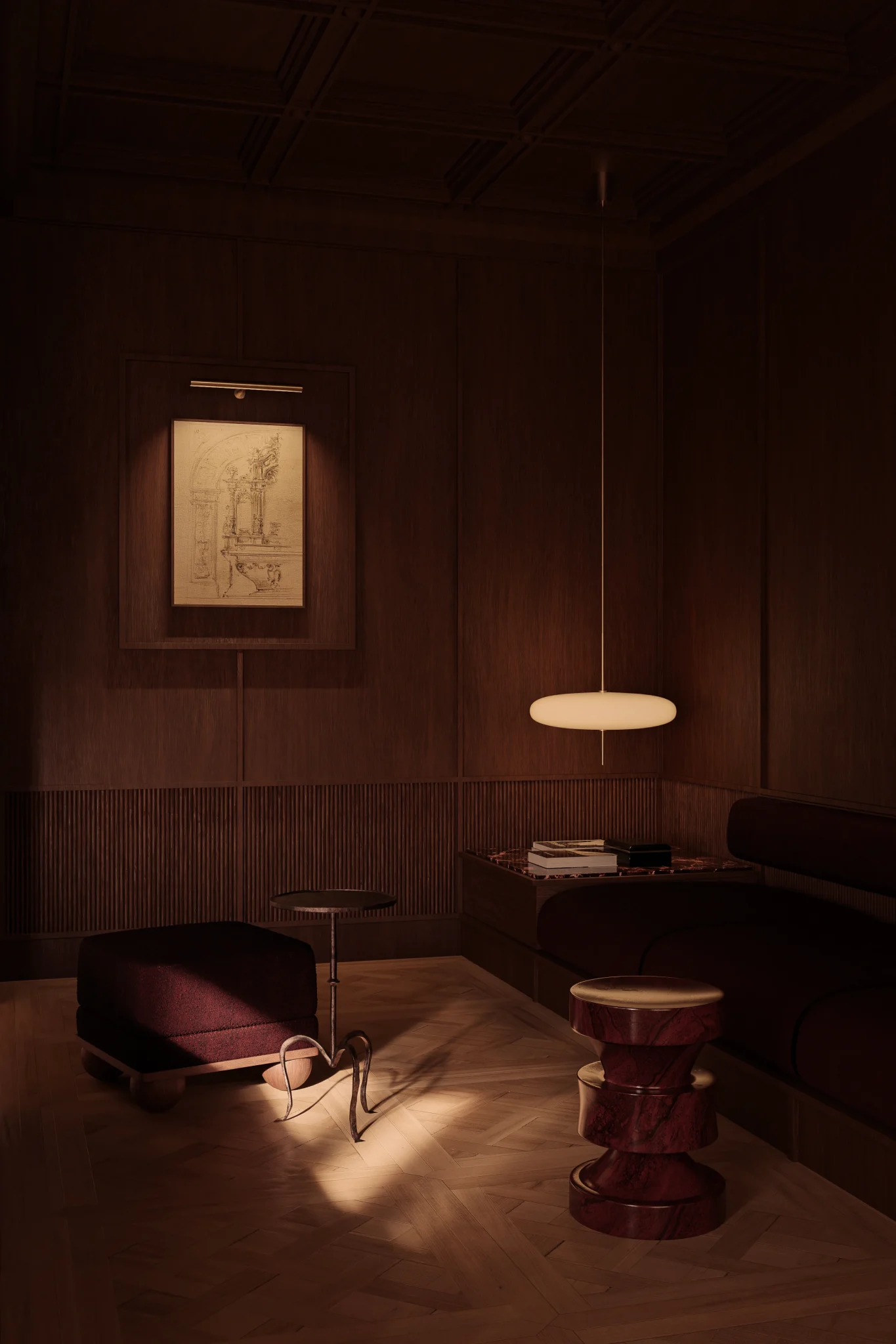 Living room renovation – paris – interior designer Alise Dupont